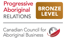 Bronze level progressive Aboriginal relations logo