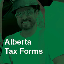 Alberta Tax Forms Button