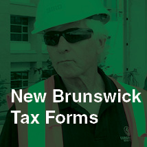 New Brunswick Tax Forms Button