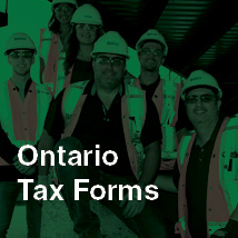 Ontario Tax Form Button
